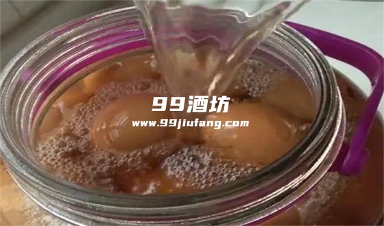 盐水白酒泡鸡蛋放冰箱冷藏