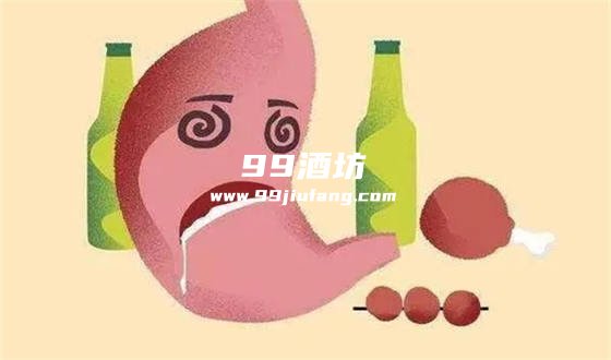 白酒喝了右下腹特别痛