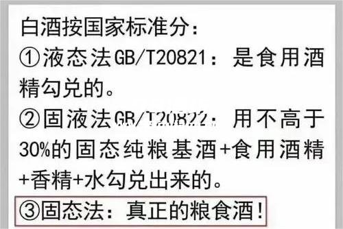 白酒的执行标准是几类